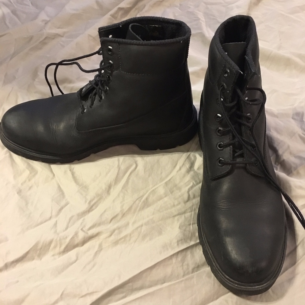 Timberland Black Leather Boots